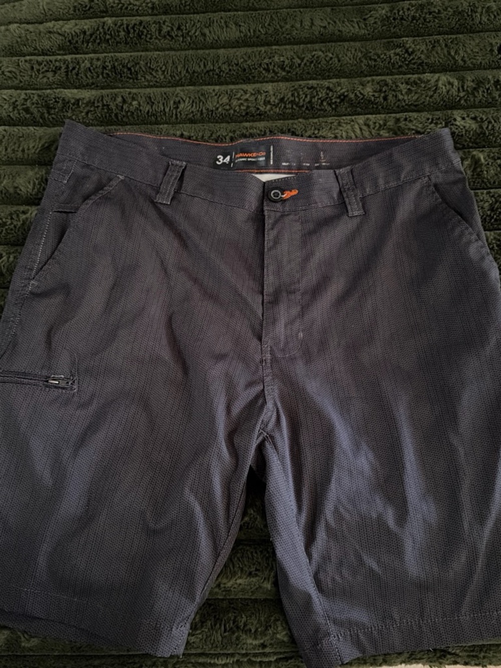Hawke & Co Men's Dark Gray Performance Chino Shorts
